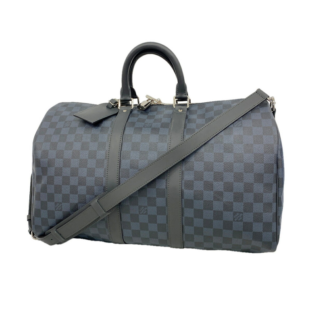 Louis Vuitton Bags - Boston Damier Cobalt Keepall Bandoulière 45 N41349 Men's